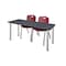 Kee Rectangle Tables > Training Tables > Kee Table & Chair Sets, 60 W, 24 L, 29 H, Grey MT6024GYBPCM47BY - alternate 1